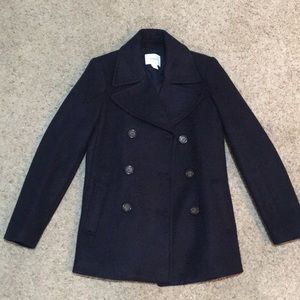 NWOT Soft-brushed Old Navy Wool Peacoat in Navy